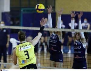 Volley League Γυναικών (10η αγωνιστική): Α.Ε.Κ. - Α.Σ.Π. Θέτις Βούλας 3-0