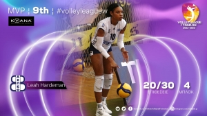 ΚΥΑΝΑ MVP της 9ης αγωνιστικής της Volley League Γυναικών η Λέα Χάρντεμαν