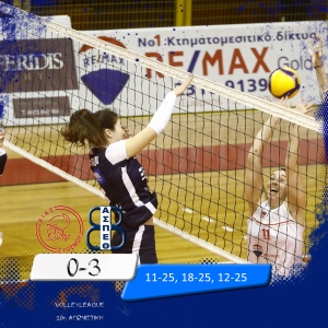 Volleyleague: Αίας Ευόσμου - Θέτις Βούλας 0-3